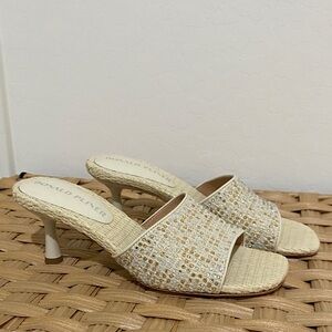 Donald J. Pliner Beige Women's Heeled Mules